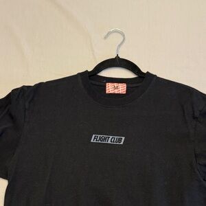 FLIGHT CLUB NYC Black Short Sleeve Tee for Men